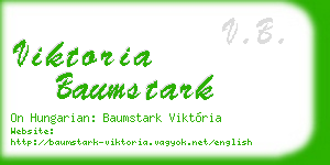 viktoria baumstark business card