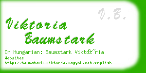 viktoria baumstark business card